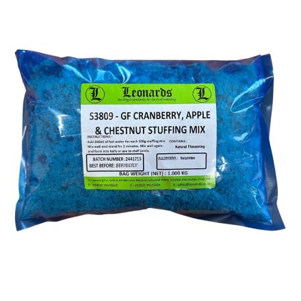 Leonards Gluten Free Cranberry Apple & Chestnut Stuffing Mix (1kg)